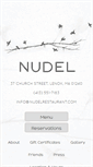 Mobile Screenshot of nudelrestaurant.com
